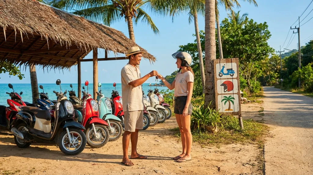 découvrez où louer un scooter en toute confiance à koh phangan et comparez les tarifs pour profiter pleinement de votre séjour en toute sécurité.