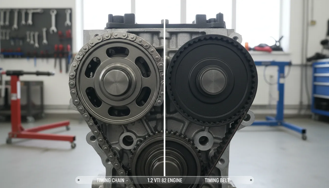 découvrez les différences entre la distribution par chaîne et par courroie pour le moteur 1.2 vti 82, et choisissez la meilleure option pour votre véhicule.
